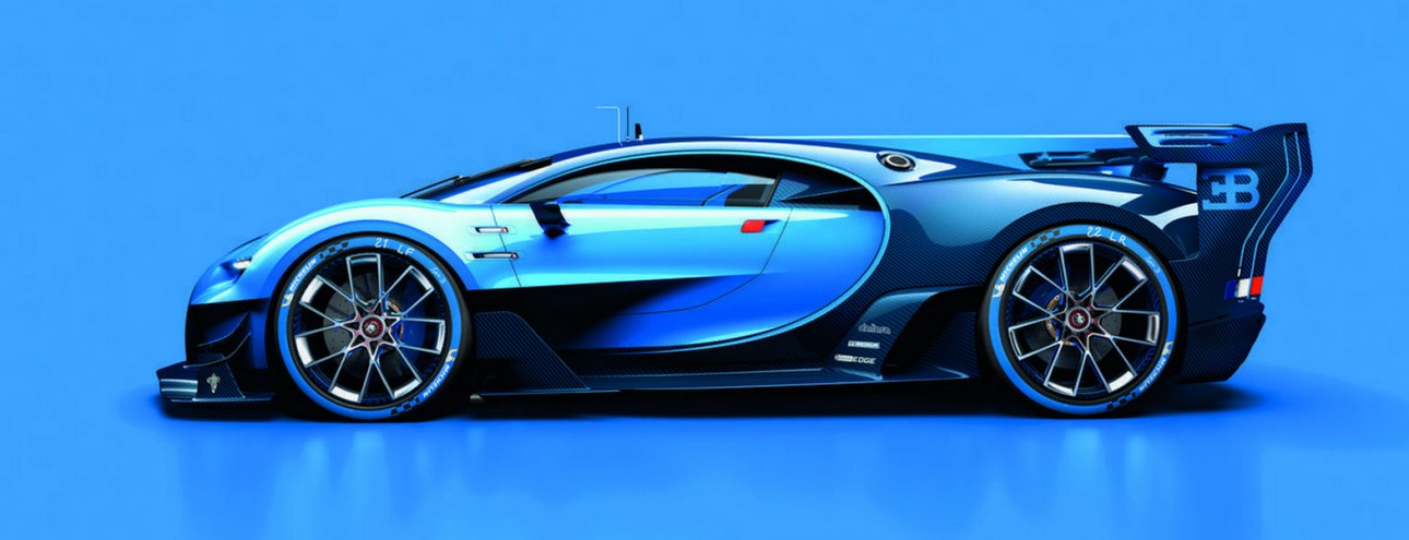 Bugatti Vision Gran Turismo: la Concept al Salone di Francoforte 2015.